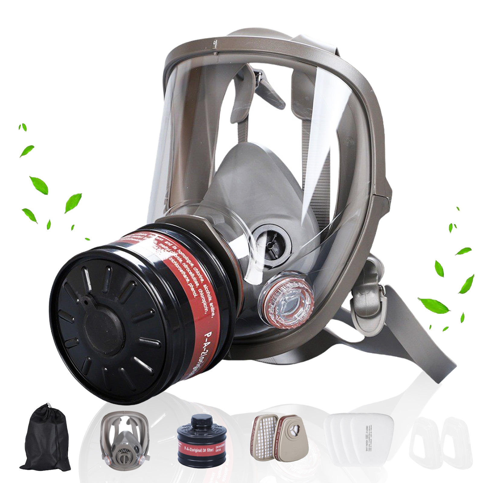 Teeth Whitening Mask - Tam Yüz Gaz Maskeleri 40mm Filtreli