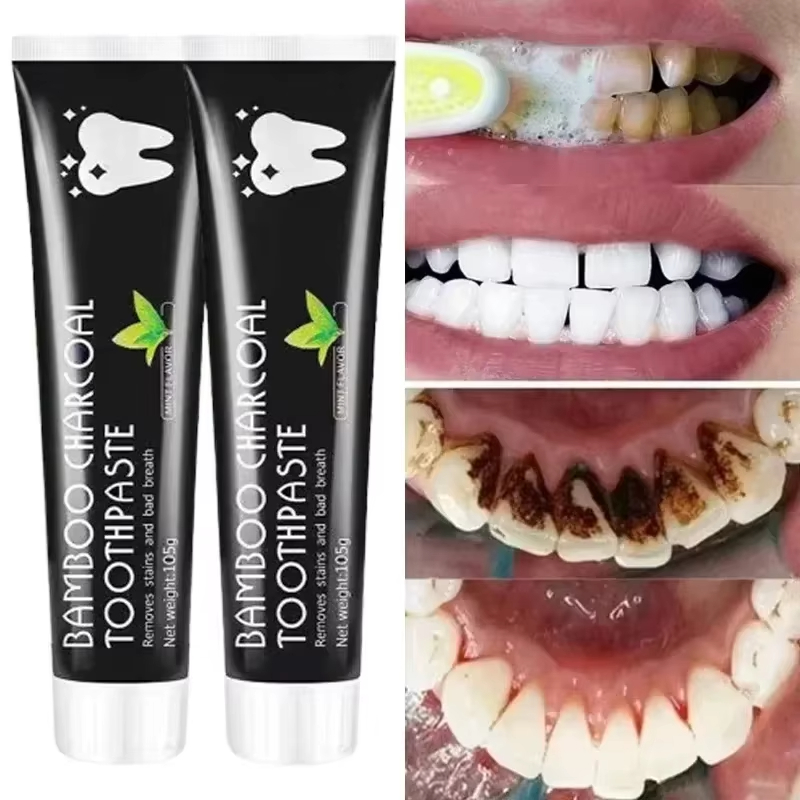 Teeth Whitening Charcoal - Beyazlatıcı Diş Macunu Bambu Kömürü Diş