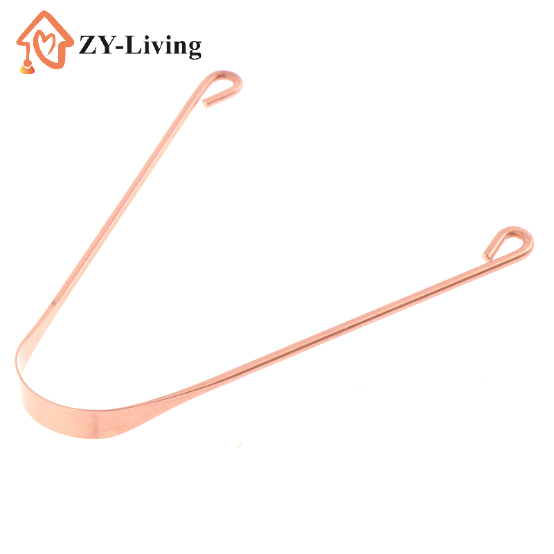Tongue Scraper Metal - 1 adet bakır dil kazıyıcı erkekler
