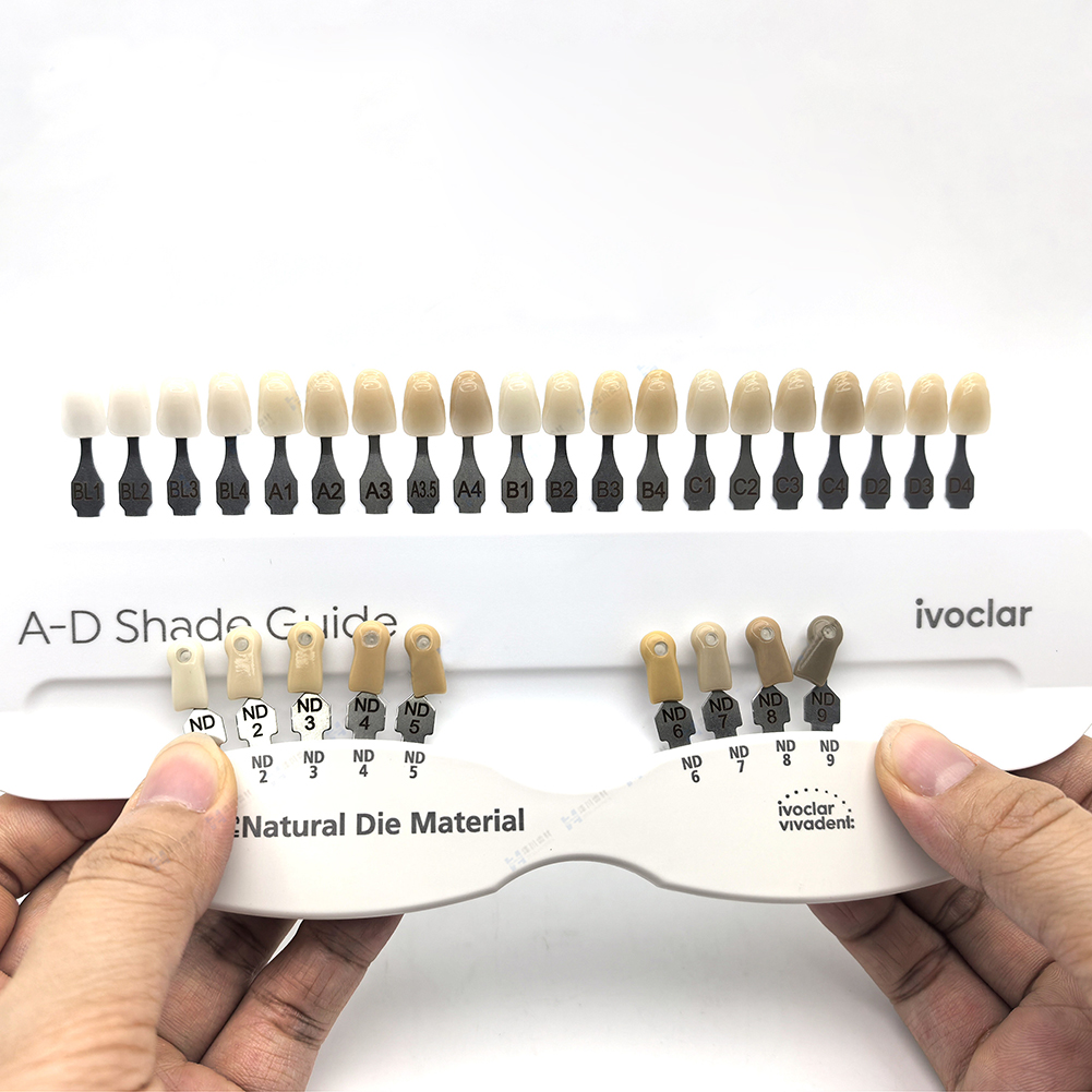 Teeth Whitening Shade Guide - Ivoclar Diş Renk Kılavuzu Kuron Restorasyonu
