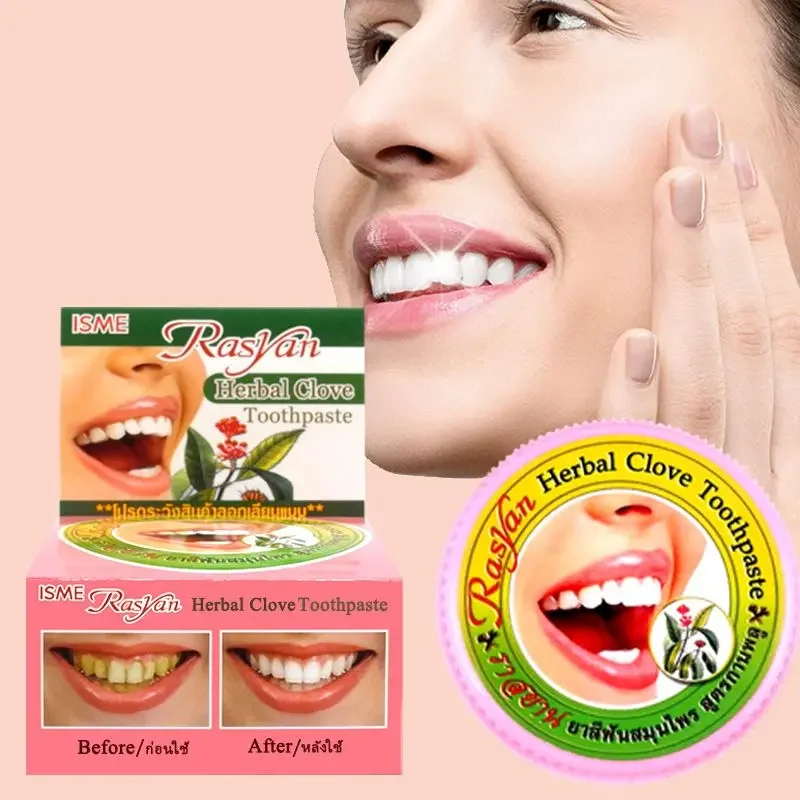Teeth Whitening Singapore - Tayland Karanfil/Hindistan Cevizi Diş Tozu Rasyan