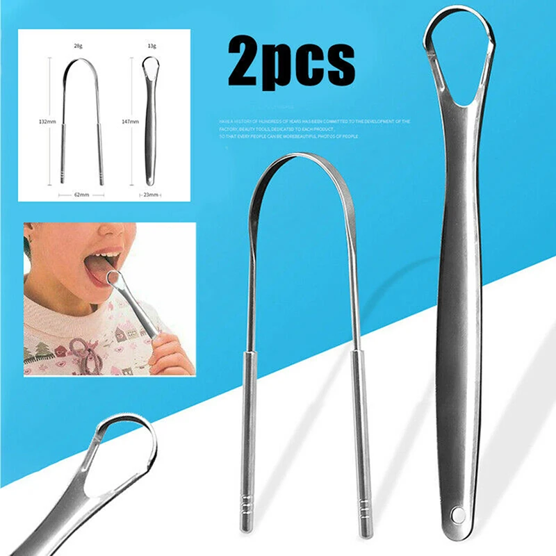 2 adet Oral Dil Temizleyici Di - Tongue Scraper Metal incelemesi ve fiyatı