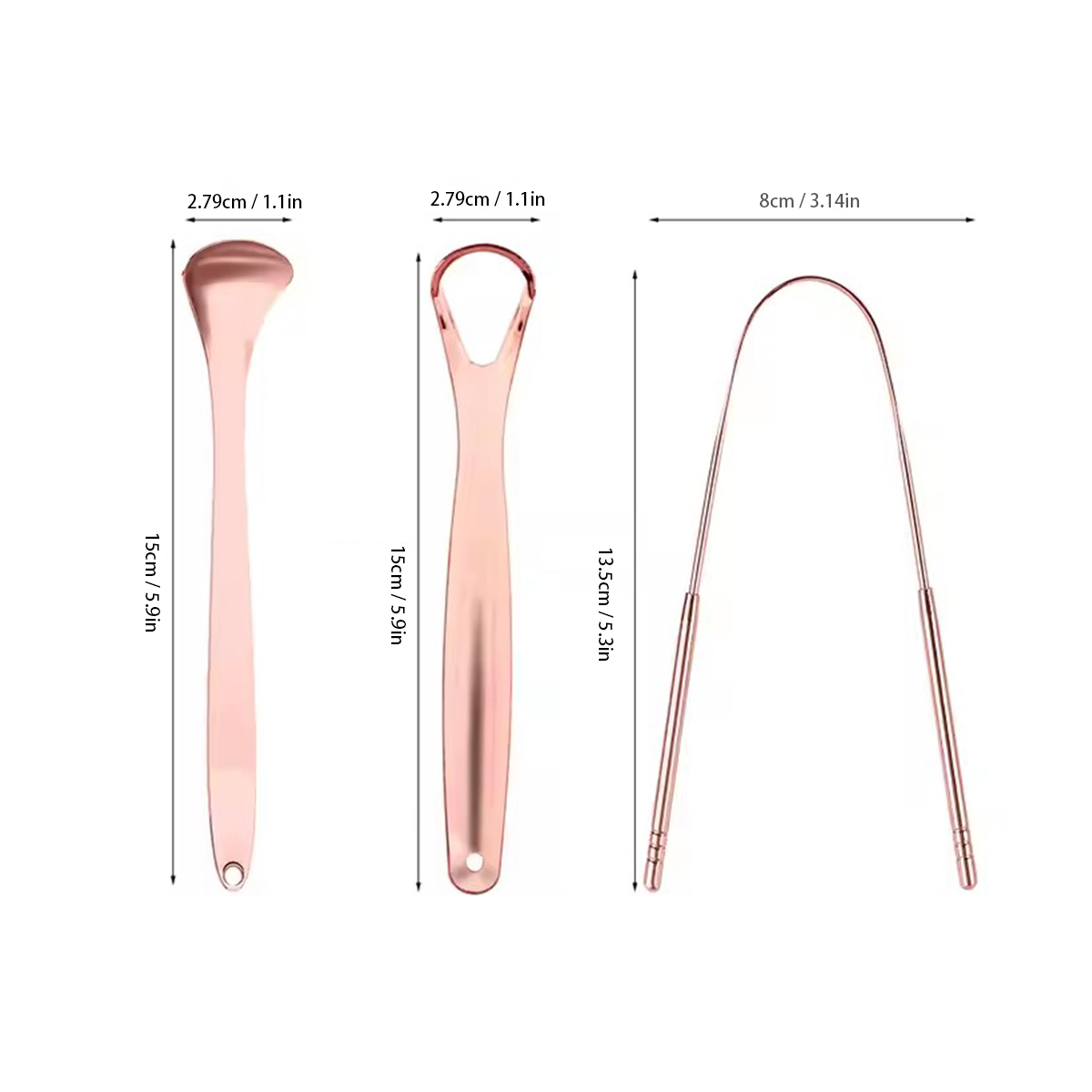 Yetişkinler için 1/2/3/4 adet  - Tongue Scraper Metal incelemesi ve fiyatı