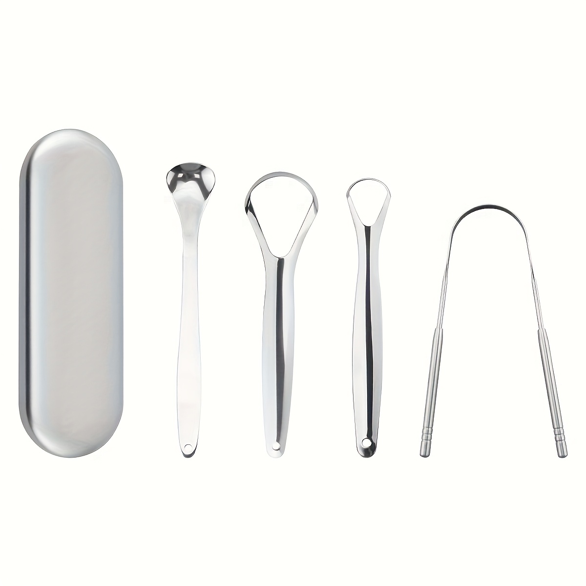 Yetişkinler için 1/2/3/4 adet  - Tongue Scraper Metal incelemesi ve fiyatı