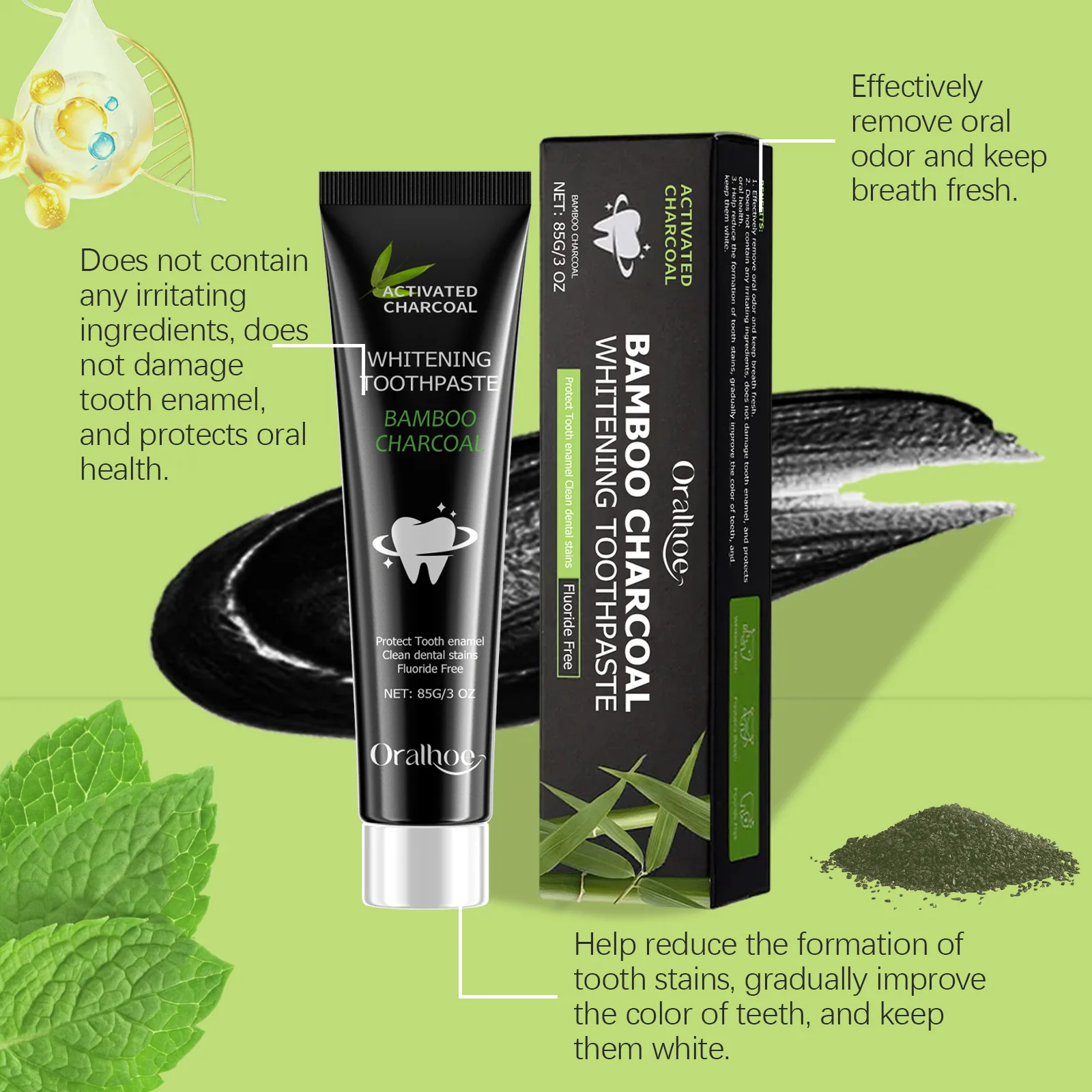 Diş Beyazlatıcı Diş Macunu, Ağ - Teeth Whitening Charcoal incelemesi ve fiyatı