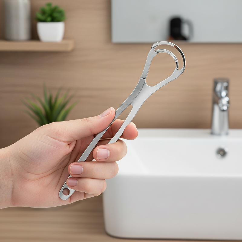 Paslanmaz Çelik Dil Kazıyıcı T - Tongue Scraper Metal incelemesi ve fiyatı
