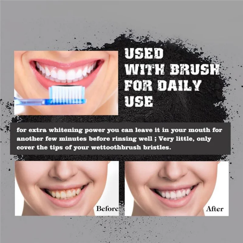 Gıda Sınıfı Diş Tozu Aktif Kar - Teeth Whitening Charcoal incelemesi ve fiyatı