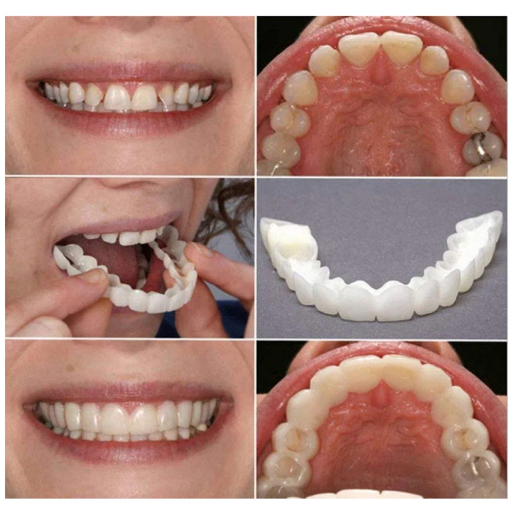 2 Pairs protez diş protez bakı - Teeth Whitening Mask incelemesi ve fiyatı