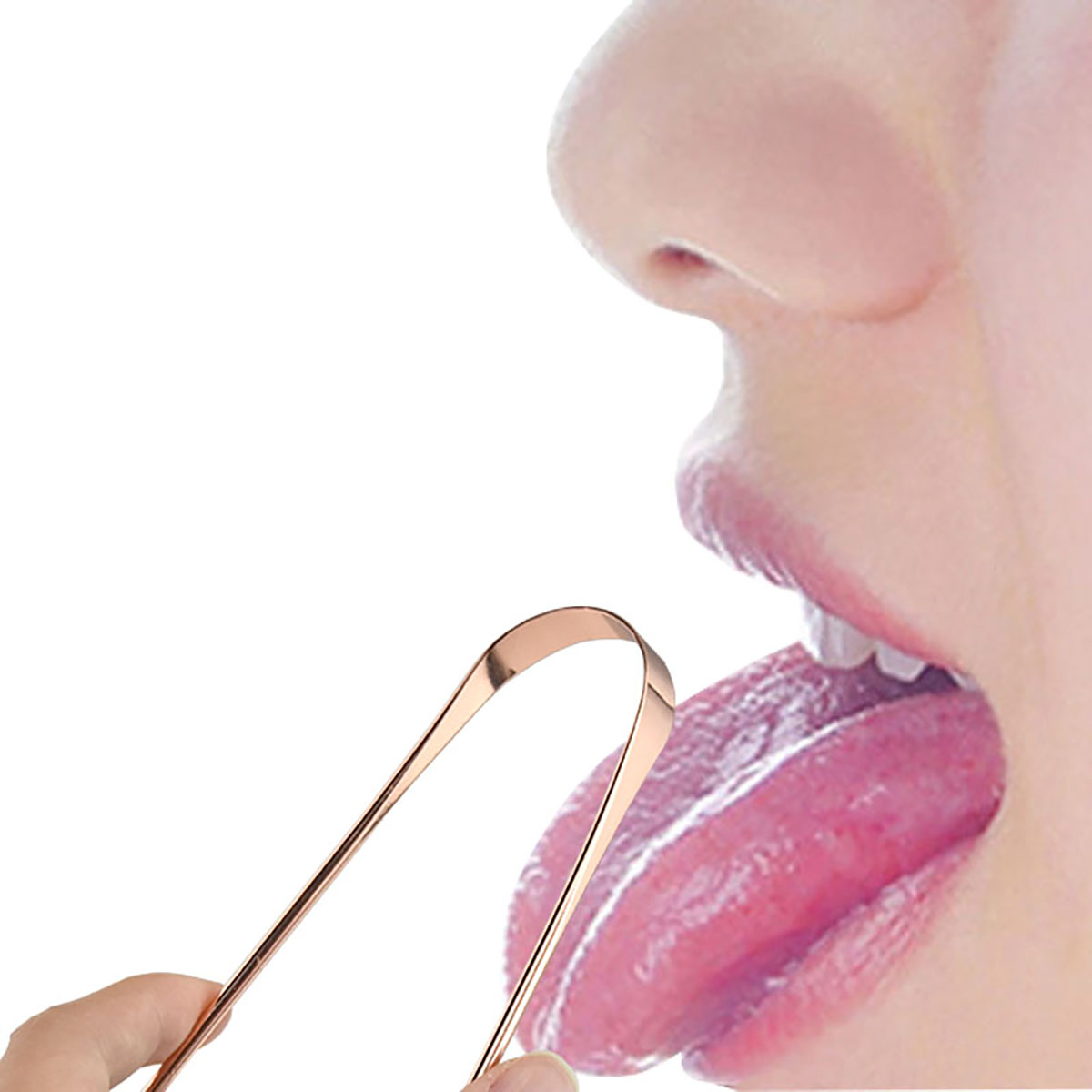 Yeniden Kullanılabilir Metal D - Tongue Scraper Metal incelemesi ve fiyatı