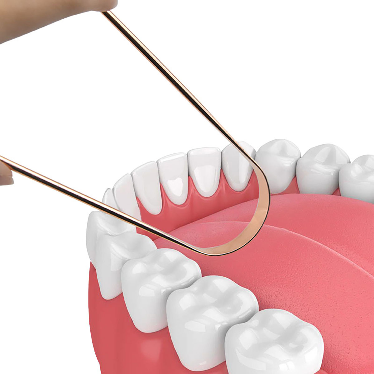 Yeniden Kullanılabilir Metal D - Tongue Scraper Metal incelemesi ve fiyatı
